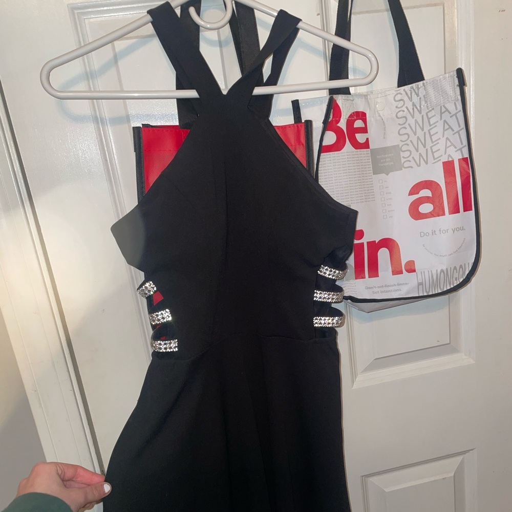 Black semi formal dress!